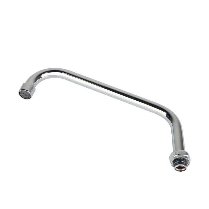 COOLWEST Swivel Spout Replacement Kit for Commercial Kitchen Sink Faucet 8 Inch Short Swing Spouts with 2.2 GPM Aerator Chrome Finish - Image 4